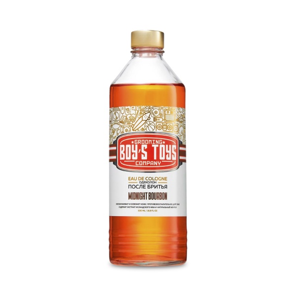 Boy's Toys Одеколон после бритья с ментолом и фирменным ароматом Midnight Bourbon, 500 мл купить - 0