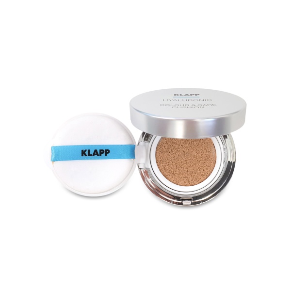 Klapp Тональный увлажняющий крем-кушон Hyaluronic Color & Care Cushion Foundation, №02 средний Medium, 15 гр купить - 0