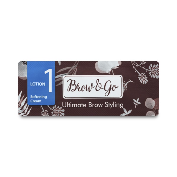 Brow&Go Состав для стайлинга бровей №1 Softening Cream, 1 мл купить - 0
