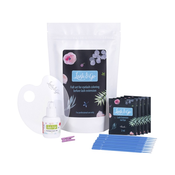 Lash&Go Набор для окрашивания ресниц перед наращиванием купить - 0