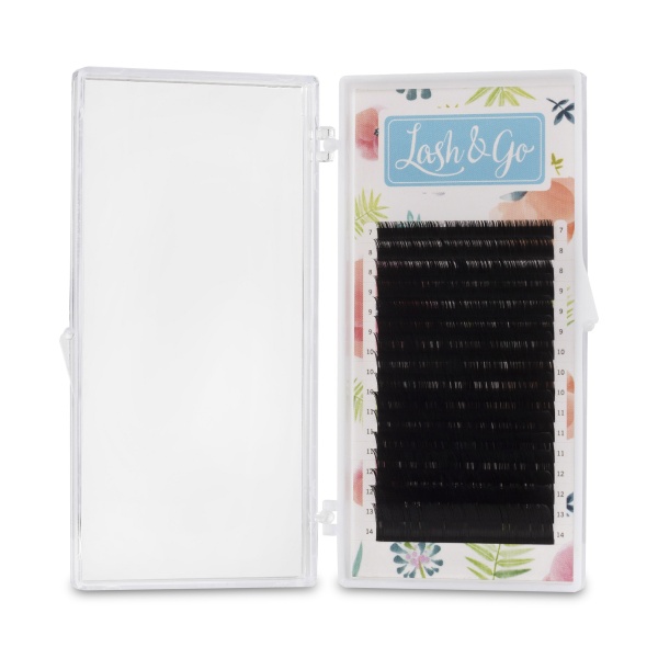Lash&Go Ресницы микс, черные, 0.10/C/7 мм, 16 линий купить - 0