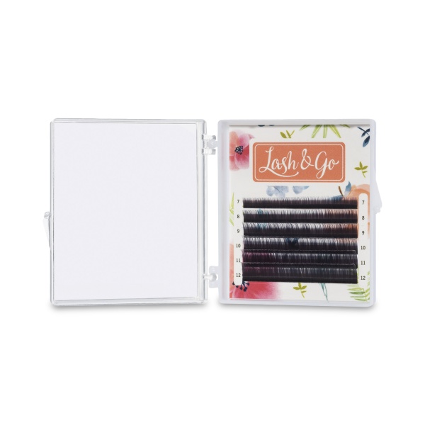 Lash&Go Ресницы омбре микс, Белый, 0.10/D/8-13 мм, 6 линий купить - 0