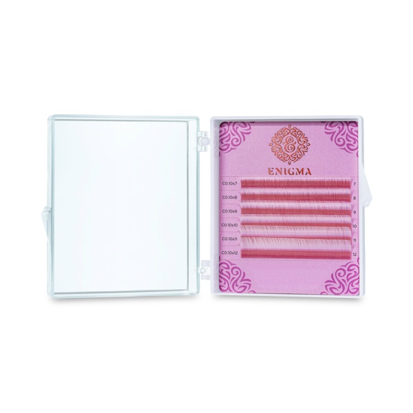 Enigma Ресницы микс, цветные, White, 0.10/C/7-12 мм, 6 линий купить - 0