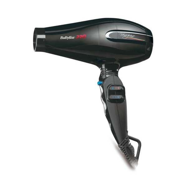 BaByliss Pro Фен Veneziano, 2200 Вт, ионизация, 2 насадки, черный купить - 0