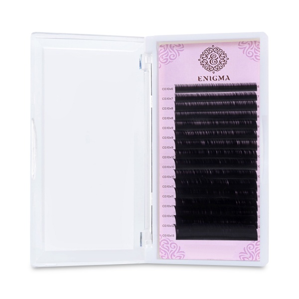Enigma Ресницы микс, черные, 0.10/C/6-13 мм, 16 линий купить - 0