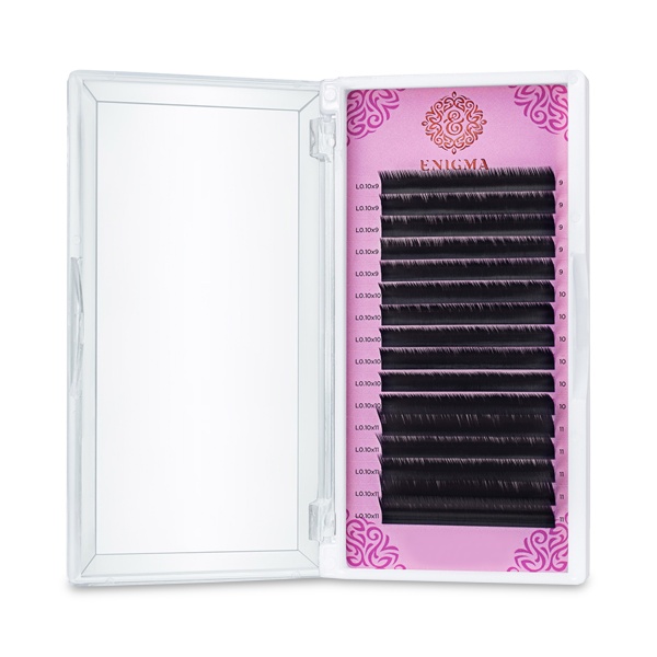 Enigma Ресницы микс, черные, 0.10/L/9-11 мм, 16 линий купить - 0