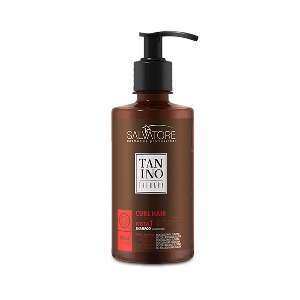 Salvatore Шампунь для кудрявых волос с коллагеном и Эластичностьастином Шаг 1 Tanino Therapy Hair Perfect Curls Bio Collagen And Elastin, 300 мл купить - 0