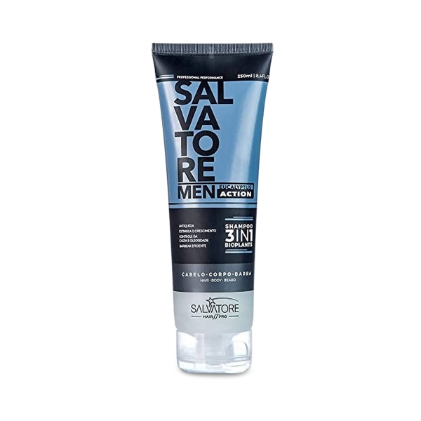 Salvatore Шампунь 3в1 для роста волос, контроля жирности и перхоти Anti Hair Loss Shampoo Men 3In1 Bioplants, 250 мл купить - 0