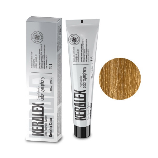 Keralex Крем-краска для волос Hair Color, 10.3 Very Light Blonde Gold Очень светлый блондин золотистый, 100 мл купить - 0