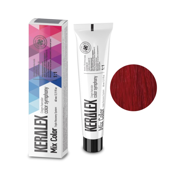 Keralex Крем-краска для волос Mix, Pink Розовый, 100 мл купить - 0