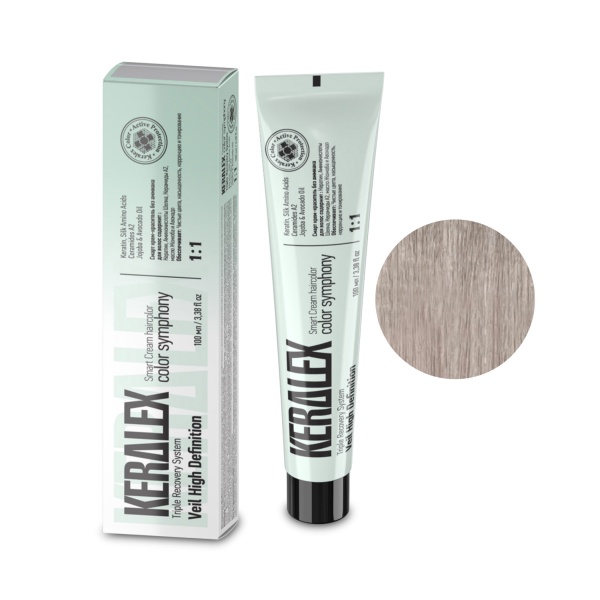 Keralex Крем-краска для волос Veil HD, Pearl Жемчужный, 100 мл купить - 0