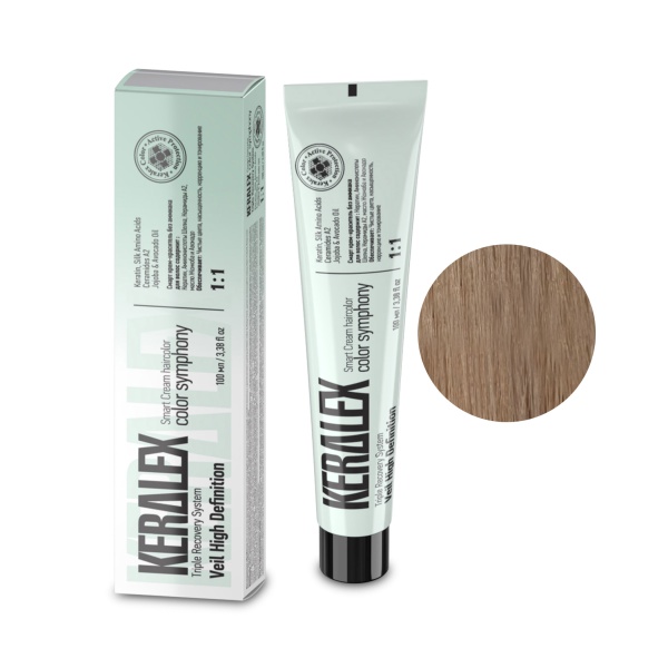 Keralex Крем-краска для волос Veil HD, Cold sand Холодный песок, 100 мл купить - 0