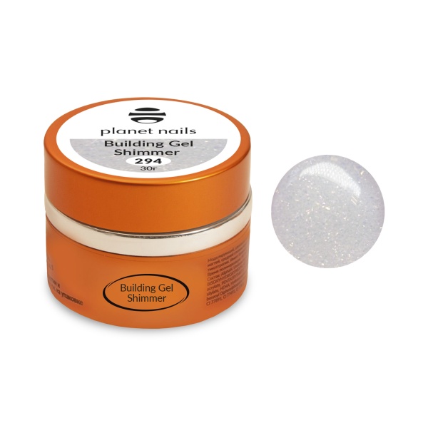 Planet Nails Гель моделирующий Shimmer Building Gel, №294, 30 гр купить - 0