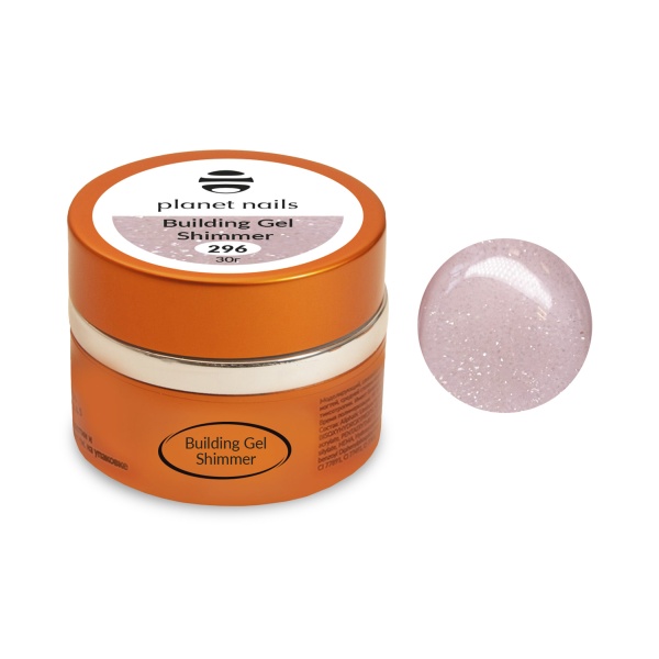 Planet Nails Гель моделирующий Shimmer Building Gel, №296, 30 гр купить - 0