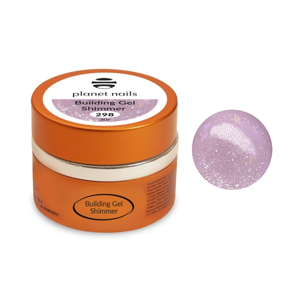 Planet Nails Гель моделирующий Shimmer Building Gel, №298, 30 гр купить - 0