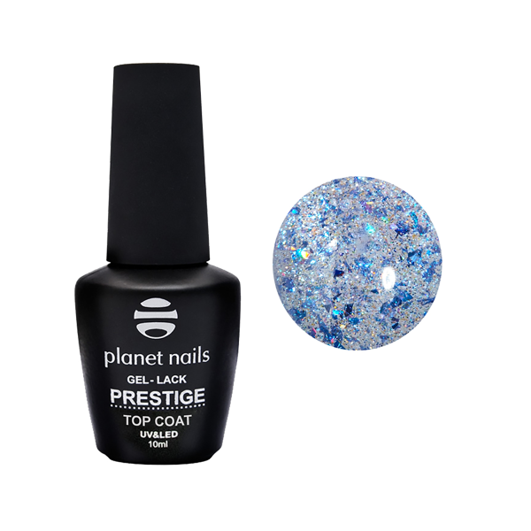 Planet Nails Топ для гель-лака Prestige Top Shine, Jupiter, без липкого слоя, 10 мл купить - 0
