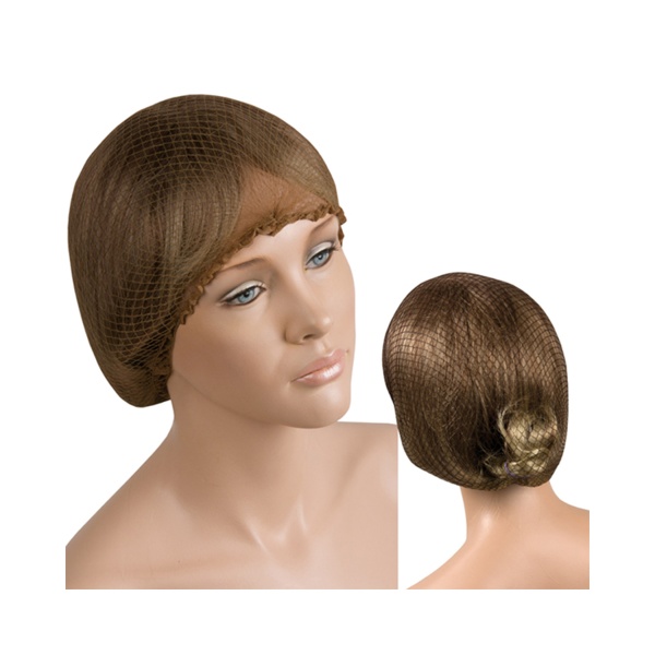 Eurostil Сеточка для прически на резинке, коричневая купить - 0