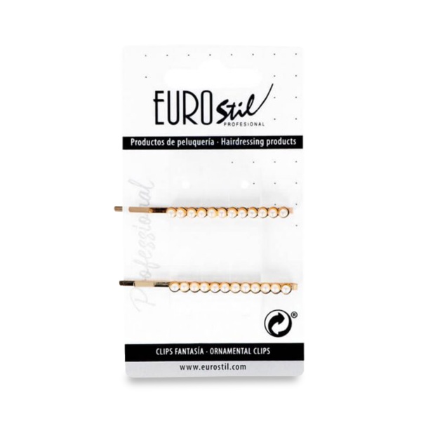 Eurostil Заколка для волос декоративная №1, 2 шт купить - 0