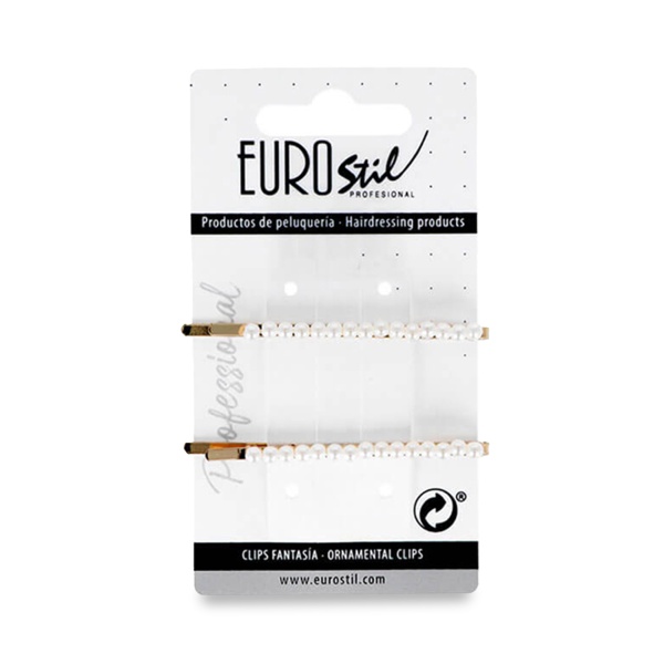 Eurostil Заколка для волос декоративная, №3, 2 шт купить - 0