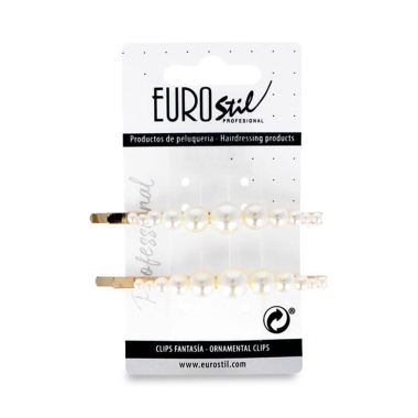 Eurostil Заколка для волос декоративная, №4, 2 шт купить