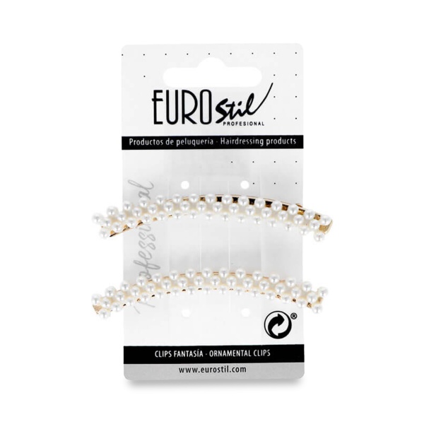 Eurostil Заколка для волос декоративная, №9, 2 шт купить - 0