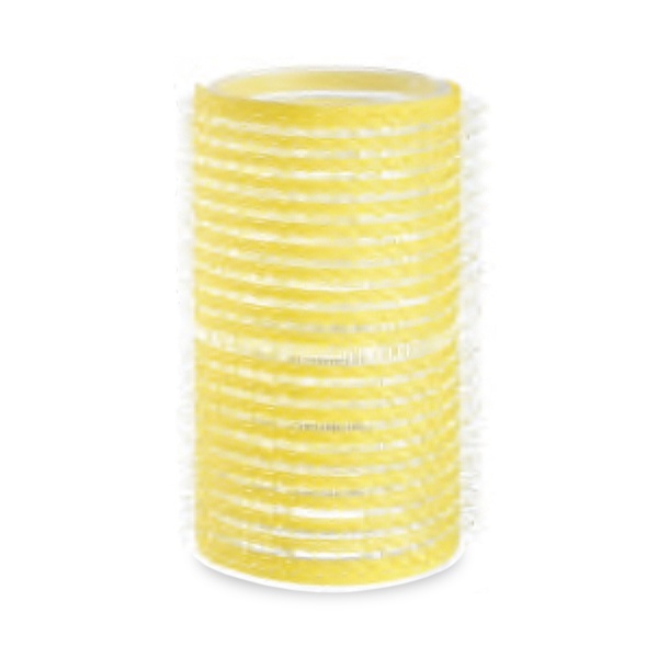 Harizma Бигуди на липучке, желтые, 32 x 63 мм, 12 шт купить - 0