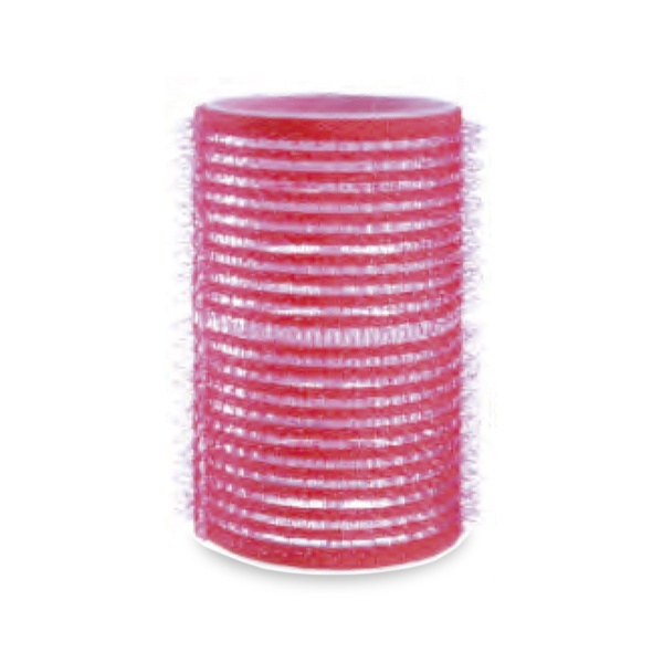 Harizma Бигуди на липучке, красные, 36 x 63 мм, 12 шт купить - 0