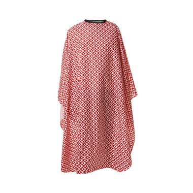 Harizma Накидка парикмахерская, 140 см х 160 см, орнамент, красный купить
