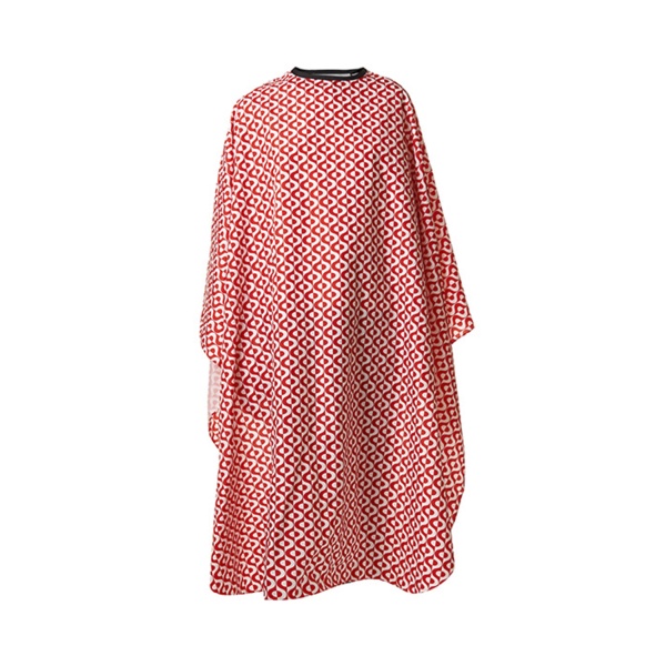 Harizma Накидка парикмахерская, 140 см х 160 см, орнамент, красный купить - 0