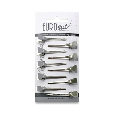 Eurostil Зажим металлический, маленький, 10 шт купить