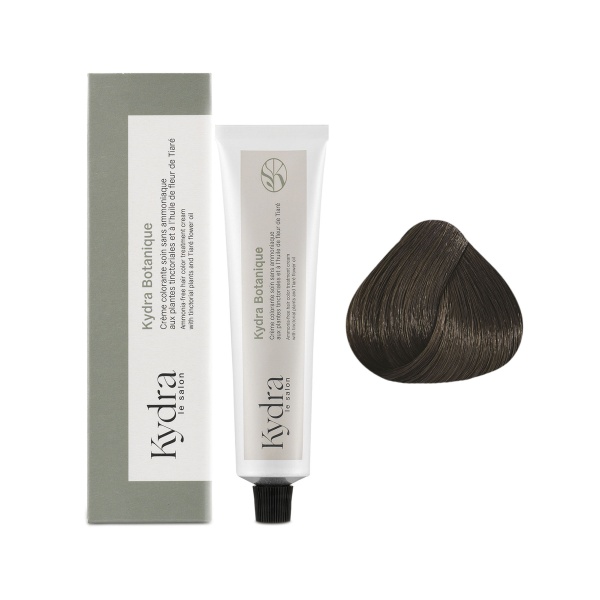 Kydra Le Salon Крем-краска на основе растительных пигментов Botanique Ammonia-Free Hair Color Treatment Cream, 4/3 Golden Brown, 60 мл купить - 0