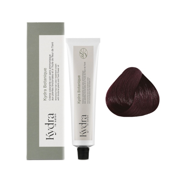 Kydra Le Salon Крем-краска на основе растительных пигментов Botanique Ammonia-Free Hair Color Treatment Cream, 5/20 Light Radiant Plum Brown, 60 мл купить - 0