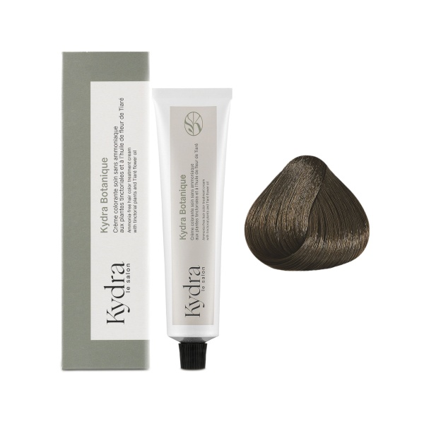Kydra Le Salon Крем-краска на основе растительных пигментов Botanique Ammonia-Free Hair Color Treatment Cream, 5/32 Light Golden Pearl Brown, 60 мл купить - 0