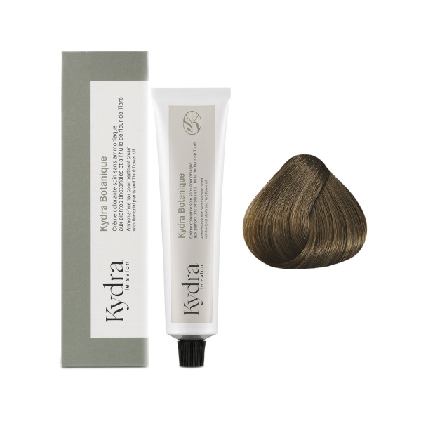 Kydra Le Salon Крем-краска на основе растительных пигментов Botanique Ammonia-Free Hair Color Treatment Cream, 7/13 Ash Golden Blonde, 60 мл купить - 0
