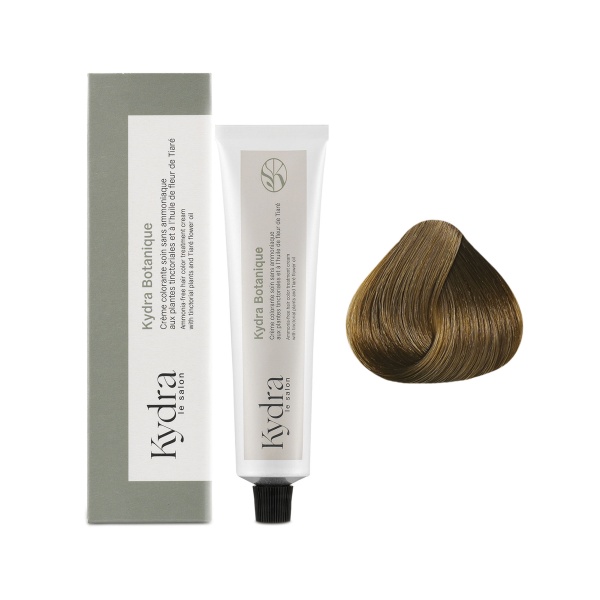 Kydra Le Salon Крем-краска на основе растительных пигментов Botanique Ammonia-Free Hair Color Treatment Cream, 8/3 Light Golden Blonde, 60 мл купить - 0