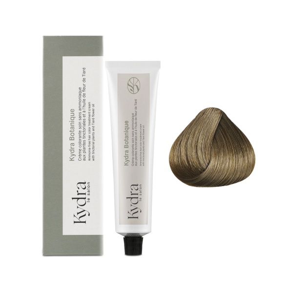Kydra Le Salon Крем-краска на основе растительных пигментов Botanique Ammonia-Free Hair Color Treatment Cream, 8/72 Light Chestnut Pearl Blonde, 60 мл купить - 0