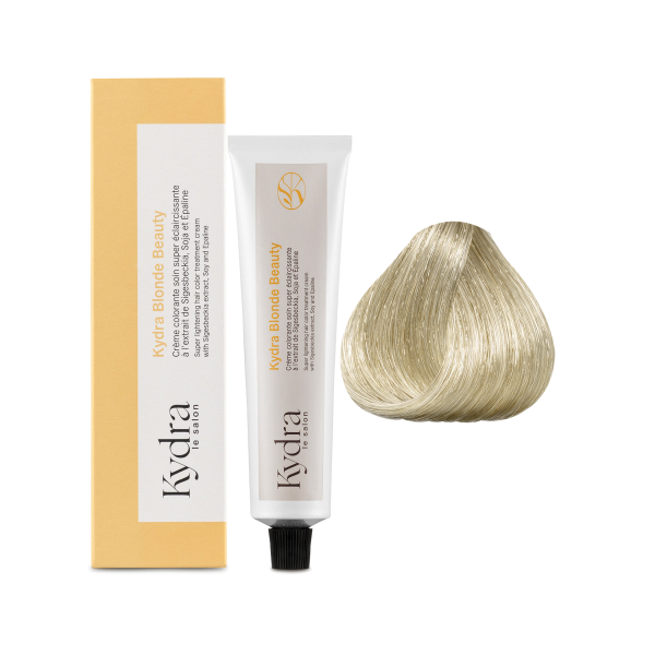 Kydra Le Salon Крем-краска для волос Super Blond Hair Color Treatment Cream, SB01 Ash Blonde Beauty, 60 мл купить - 0
