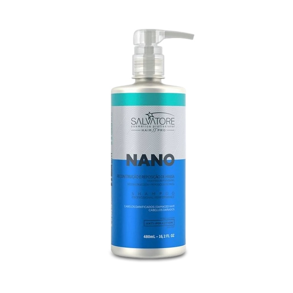 Salvatore Шампунь для ежедневого использования для поврежденных волос Nano Reconstrutive Daily Use Damaged Hair, 480 мл купить - 0