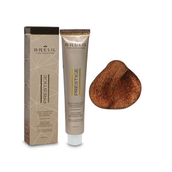 Brelil Professional Краска для волос Colorianne Prestige, 7/44 ярко-медный блонд, 100 мл купить - 0