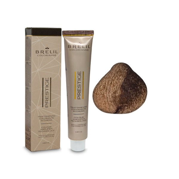 Brelil Professional Краска для волос Colorianne Prestige, 7/35 коричневый блонд, 100 мл купить - 0