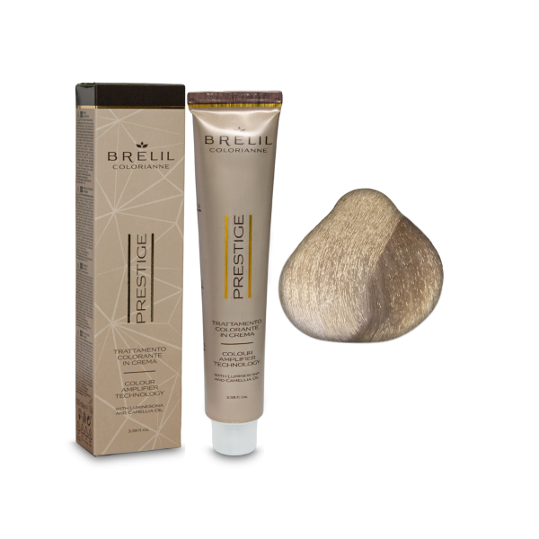 Brelil Professional Краска для волос Colorianne Prestige, 10/10 ультрасветлый пепельный блонд, 100 мл купить - 0