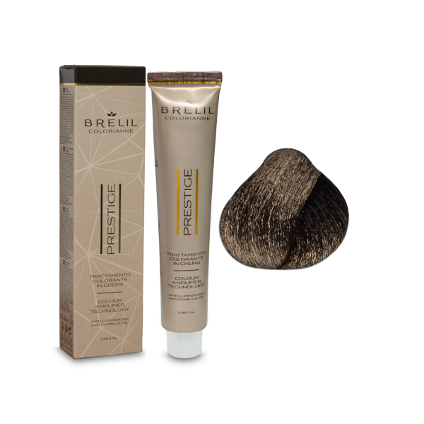 Brelil Professional Краска для волос Colorianne Prestige, 7/10 пепельный блонд, 100 мл купить - 0