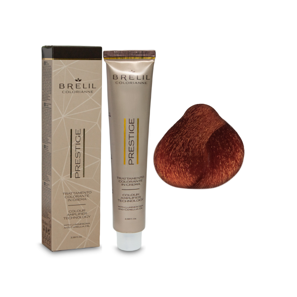 Brelil Professional Краска для волос Colorianne Prestige, 7/64 медно-красный блонд, 100 мл купить - 0