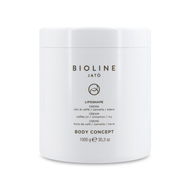 BioLine Jato Крем для тела моделирующий Liposhape Cream, кофе-корица-плющ, 1000 мл купить