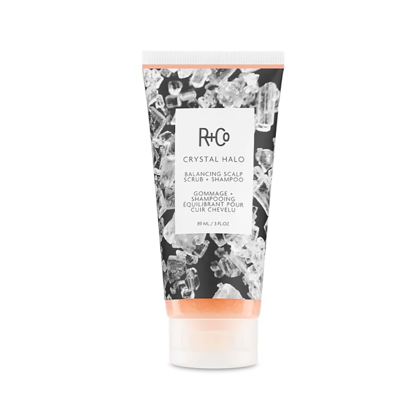 R+Co Скраб-шампунь балансирующий для кожи головы Кристалл Crystal Halo Balancing Scalp Scrub + Shampoo, 89 мл купить - 0