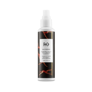 R+Co Спрей-мист для укладки быстрой фиксации Изгиб Backbend Workable Hold+Non Aerosol Hairspray, 124 мл купить
