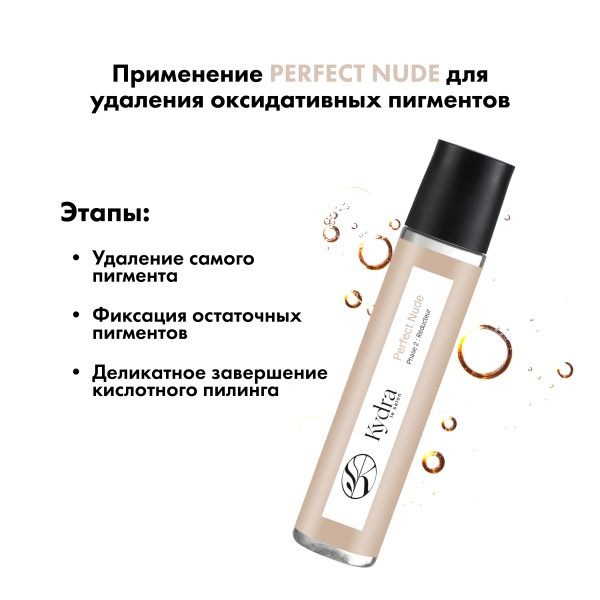 Kydra Le Salon Набор гелей для удаления искусственного пигмента с волос с экстрактами Сигезбекии, Сои и Шикакай Perfect Nude Make-up Remover, 3 x 60 мл купить - 3