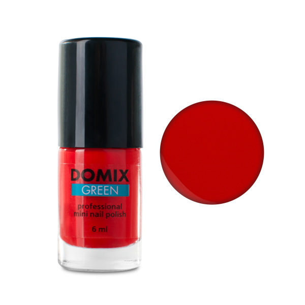 Domix Green Professional Лак для ногтей мини, M 4357 O'Scarlet, 6 мл купить - 0