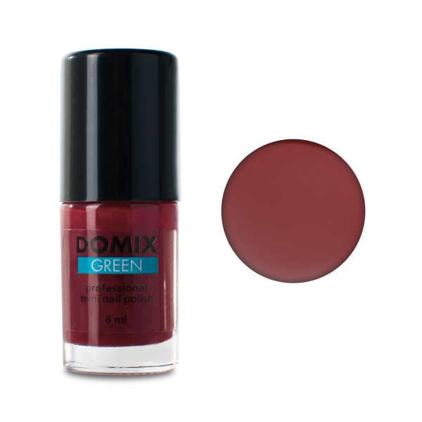 Domix Green Professional Лак для ногтей мини, M 9361 Cocoa-shua, 6 мл купить - 0