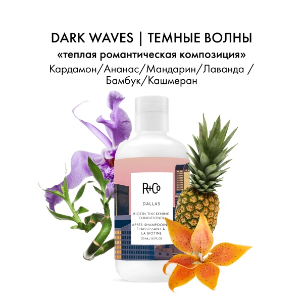 R+Co Кондиционер с биотином для объема Даллас Dallas Biotin Thickening Conditioner, 251 мл купить - 3